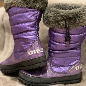 Diesel Shoes | Girls Diesel Boots. Size 12 | Color: Purple | Size: 12g | Ilonano1's Closet